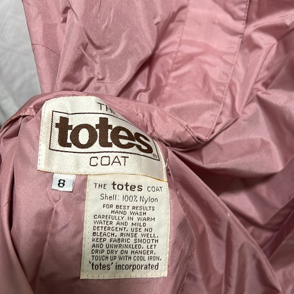 TotesCoat pink rain coat - Picture 8 of 9